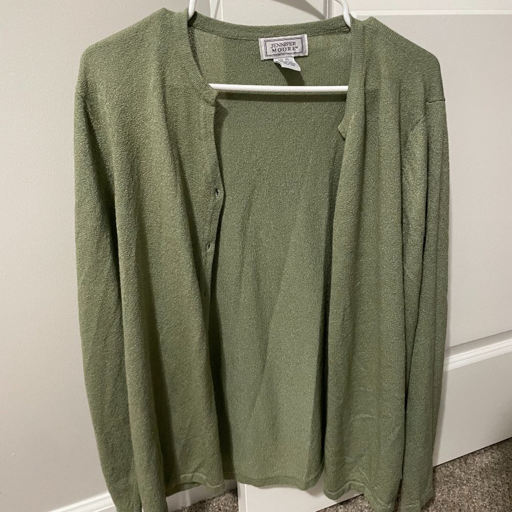 Vintage Green Cardigan
